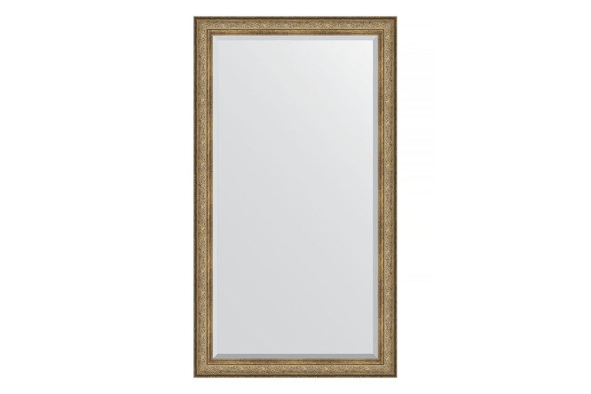 Floor mirror with bevel in a baguette frame EVOFORM BY 6175 vignette antique bronze 115x205 cm
