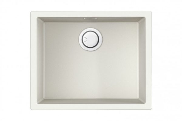 Inset sink OMOIKIRI Yamakawa 55-U/I-WH 4993783, white 55.6x45.6x20 cm