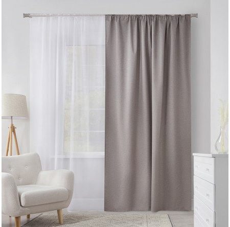483u883tojto4dfstonen6v5ejp501vn.jpg Ribbon curtain MICASA Stella 180x280 cm, 1 piece, cappuccino color