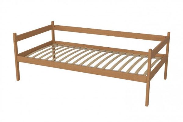 Ottoman bed Mozhga 80x160 cm color beech