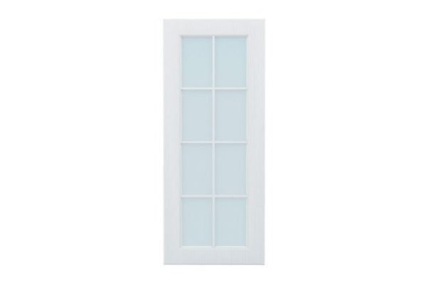 Bella cabinet front 39.6x95.6 cm, white wood color