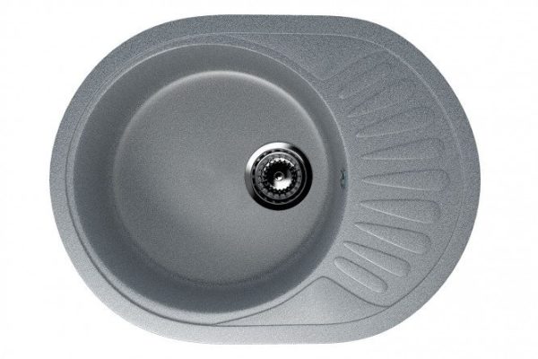 Sink with drainer ULGRAN U-107m 57x45x15.5 cm