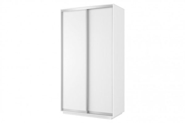 Sliding wardrobe 2-door Slide 120x240x45 cm, white snow