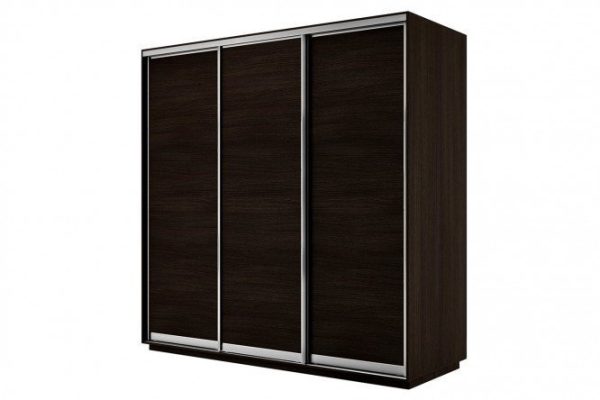 Sliding wardrobe 3-door Slide 180x220x60 cm, wenge
