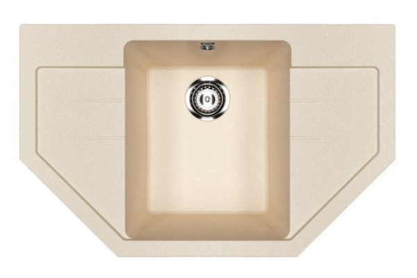 Inset sink with drainer ULGRAN u-609 310 79x49x20 cm