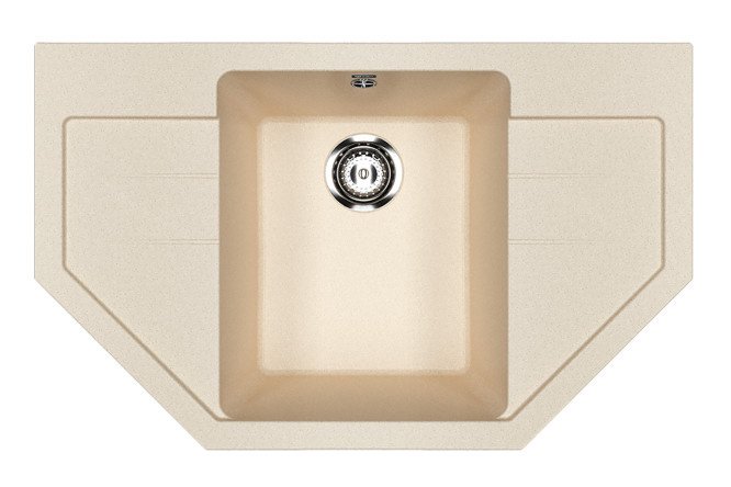 Inset sink with drainer ULGRAN u-609 310 79x49x20 cm