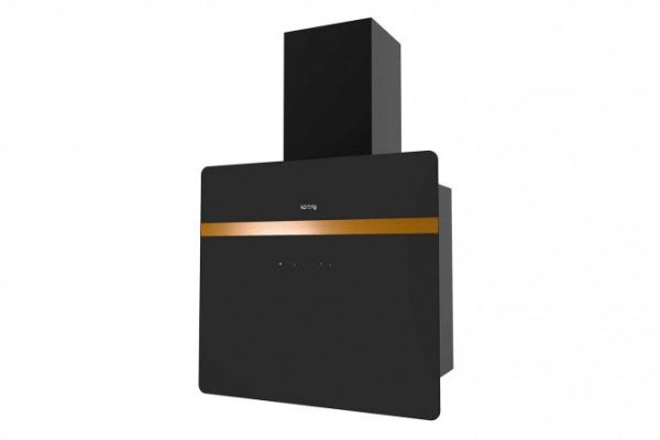 Hood KORTING KHC 69131 GCN color black, copper, 60x127x30 cm