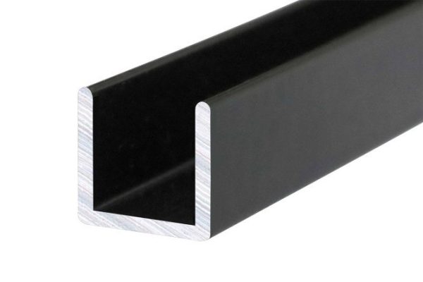 End strip for panels SOYUZ 1010 600 mm, black