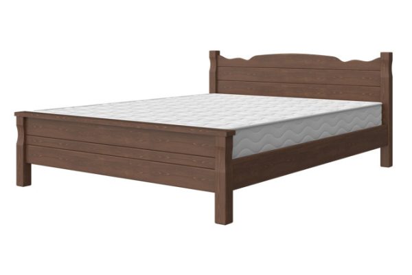Bed Munich double color oak cognac 140x200 cm