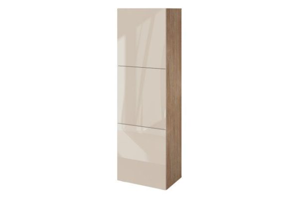 Wardrobe Oscar Amika 192x60 3 doors, sonoma oak / cashmere gloss