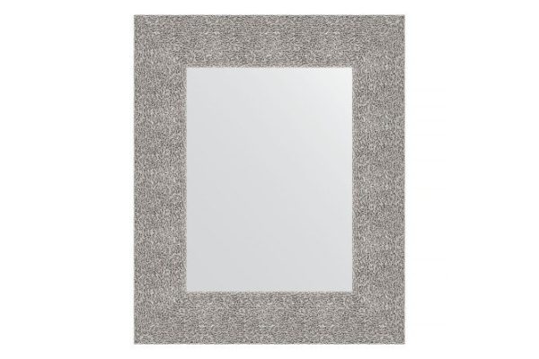 Wall mirror in a baguette frame EVOFORM BY 3023 embossed silver 46x56 cm