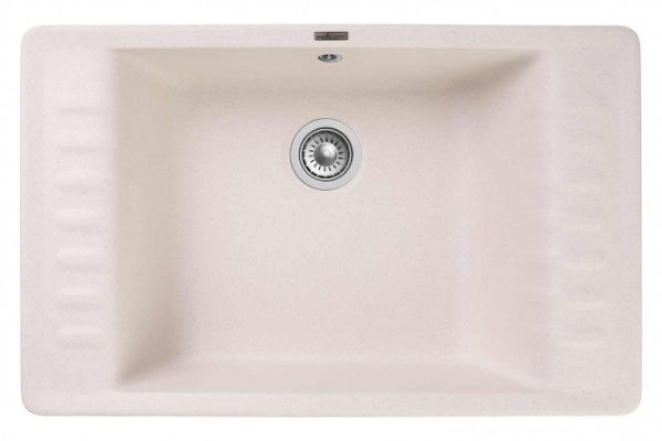 Sink with drainer GRANFEST Quarz GF-ZW-71 76x48x17.8 cm