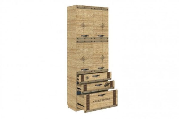 Wardrobe Corsair 84x225x42 cm