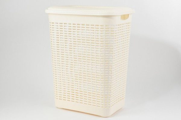 Laundry basket with lid 42x56x31 cm, 50 l, Polypropylene