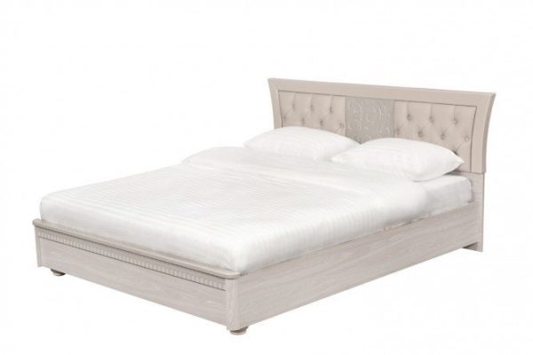 Bed Lucia color Oxford oak gray, gray