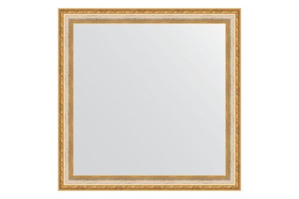 Wall mirror in a baguette frame EVOFORM versailles craquelure 75x75 cm