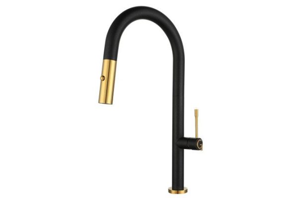 Kitchen mixer RIVELATO Asti 3972500 antracite oro