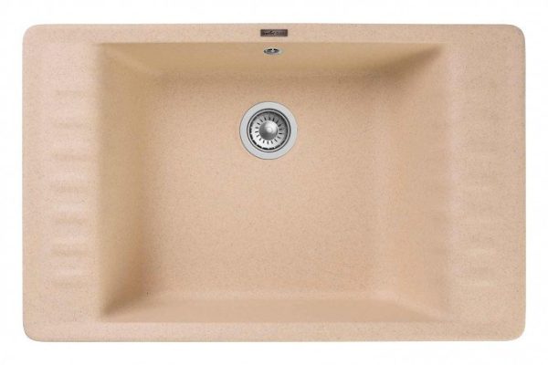 Sink with drainer GRANFEST Quarz GF-ZW-71 76x48x17.8 cm