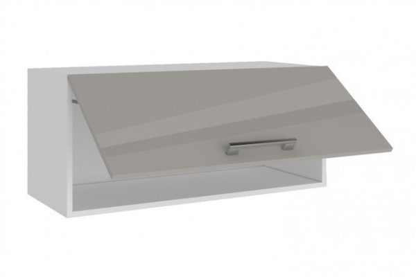 Front for Amika cabinet 80x36 cm, pearl gray glossy color