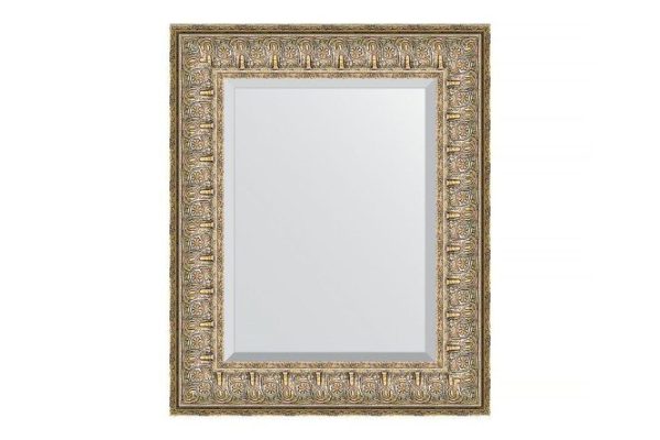 Wall mirror with bevel in a baguette frame EVOFORM BY 1365 copper Eldorado 44x54 cm