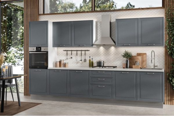 Modular kitchen set Grace 3.6 m gray