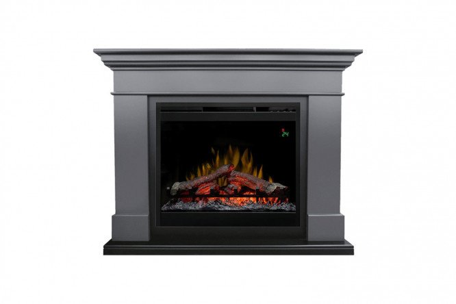 Fireplace set Dimplex California Graphite Gray with hearth Symphony XHD 28
