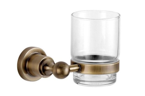 Glass with holder AQUANET 3884 Glass, fastening Screw