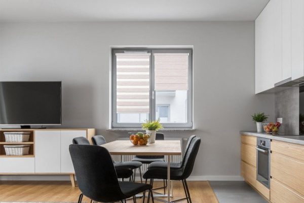 Roller blind MICASA Paolo cocoa color, 68x160 cm