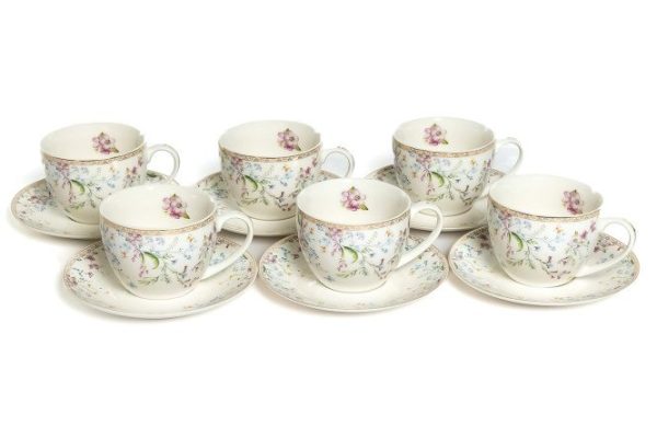 Avanta tea set 6 persons, 12 pcs., Porcelain