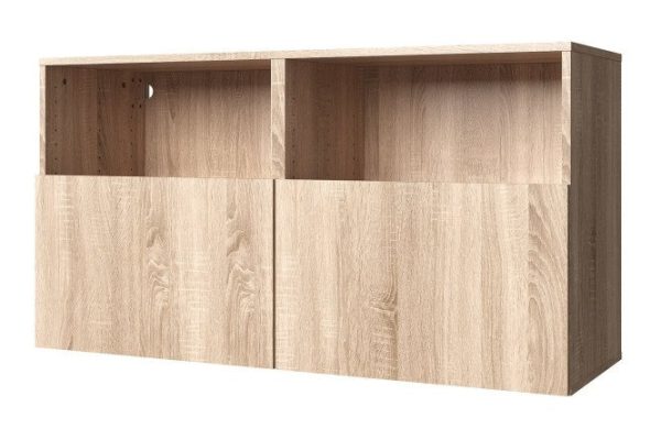 Cabinet with shelves and doors Oscar 120x64, sonoma oak