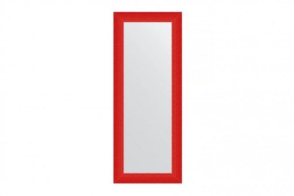 Wall mirror in a baguette frame EVOFORM BY 3903 red wave 60x150 cm