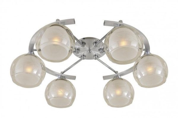 Ceiling chandelier CITILUX Bugi 21 sq.m., 53.5x19.5x53.5 cm, E27