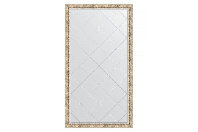 Floor mirror with engraving in a baguette frame EVOFORM BY 6344 Provence with weaving 108x198 cm