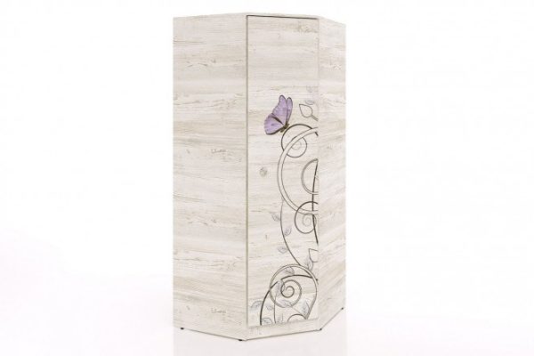 Corner wardrobe Lady 79x180.9x79 cm