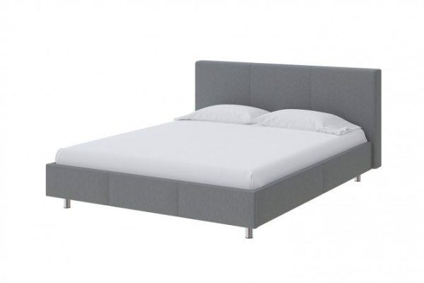 Bed PROxSON Novo color gray 90x200 cm