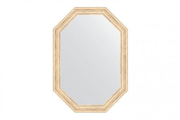 Wall mirror in a baguette frame EVOFORM Polygon BY 7017, ivory 49x69 cm