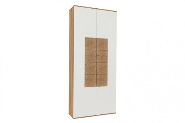 Double door wardrobe Fiji oak gold/white