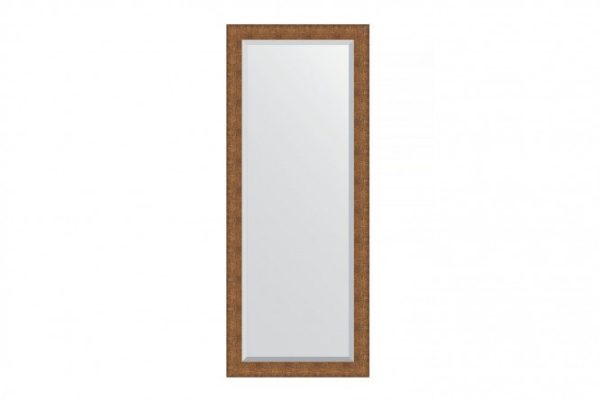 Floor mirror with bevel in a baguette frame EVOFORM BY 6189 copper chain mail 82x202 cm