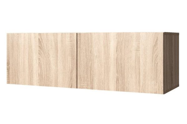 Cabinet with drawers Oscar 120x38 with push to open, Sonoma oak