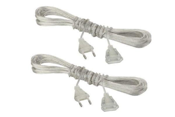 Set of extension cords FAZA GE 5-S2 for electric garlands