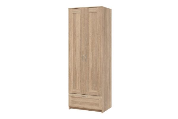 Wardrobe Sirius with 2 doors and 1 drawer