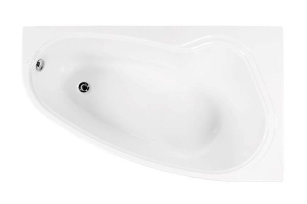 Wall-mounted bathtub VAGNERPLAST Avona VPBA159AVO3PX-04 Right 150x90 cm