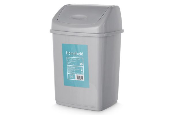 Waste bin with lid 23.5x36x19 cm, 10 l