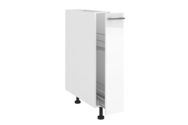 4ijmef39d2gihmtj3riiyhhi50ydm7fv.jpg Cabinet front with pull-out basket Amika 14.6x71.6 cm, white gloss color