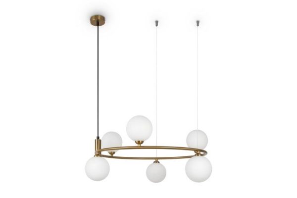 Hanging lamp MAYTONI Modern Ring 12.5 sq.m., 58x28x58 cm, G9