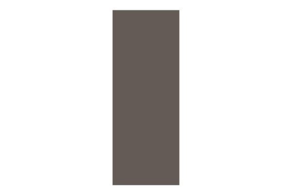 Demi front corner wall cabinet 35.6x95.6 cm, matte taupe color