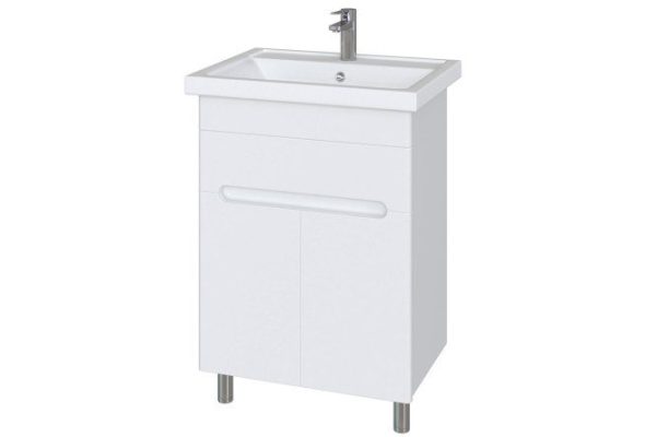 Floor stand Sanstar Modena 223.1-1.4.1. 56.4 cm, frame color white, facade white