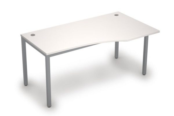 Curvilinear table right Avance 160x75x90 cm
