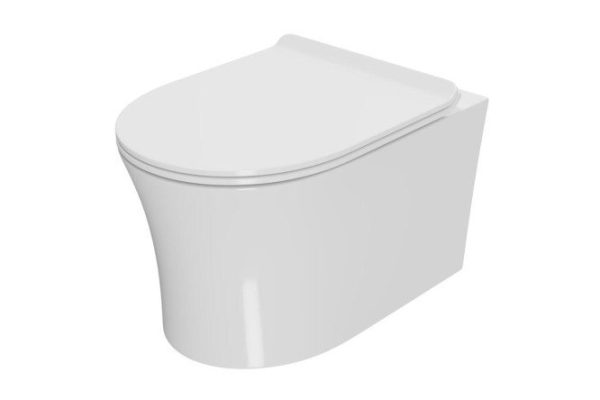 Wall hung toilet POINT Vega PN41711, white 36x36x54 cm