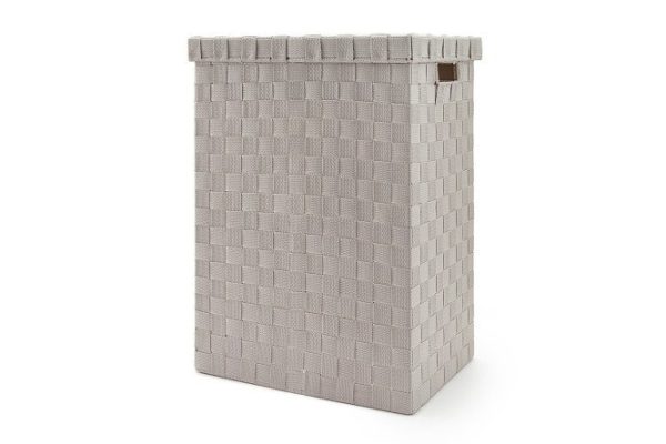 Laundry basket with lid 650119-WS S 37x50x37 cm, Polypropylene